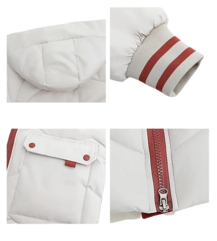 WPJ25004 PU Women's Quilted Long Warm Jacket with Padded Foam